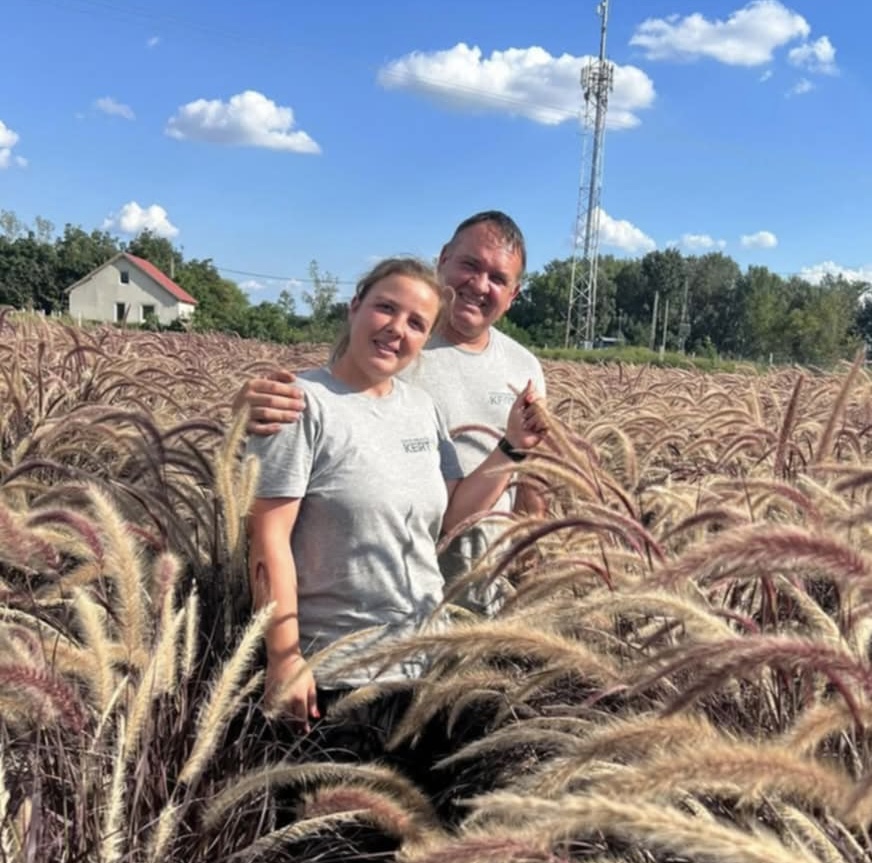 Kertészek munka közben